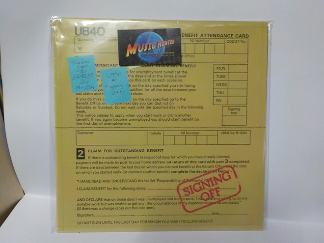 UB40 - SIGNING OFF M-/EX+ RUOTSI 1980 2LP
