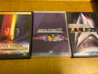 Star Trek elokuva + IV +VII (dvd)