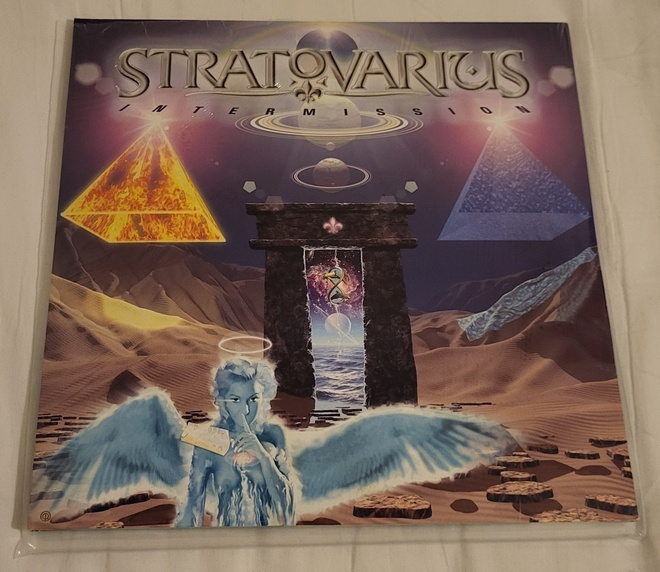 Stratovarius - Intermission 2LP 2001 kuvalevyt + levymatto