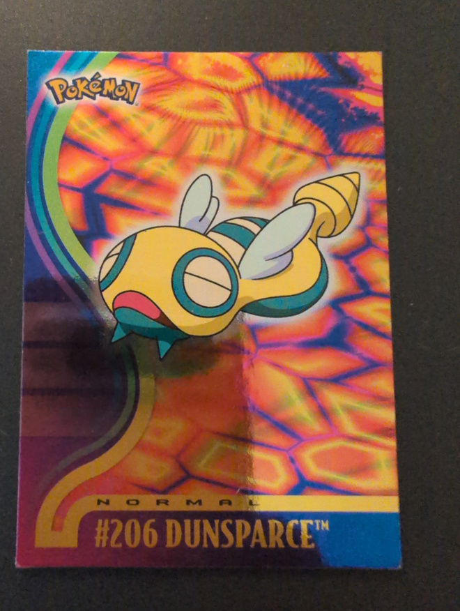 Dunsparce foil Pokemon Topps Johto