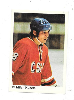 1974-75 SWE Williams #12 Milan Kuzela , Tsekkoslovakia