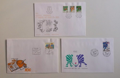 FDC Suomi 3 kpl vuodelta1991 + ** postimerkit