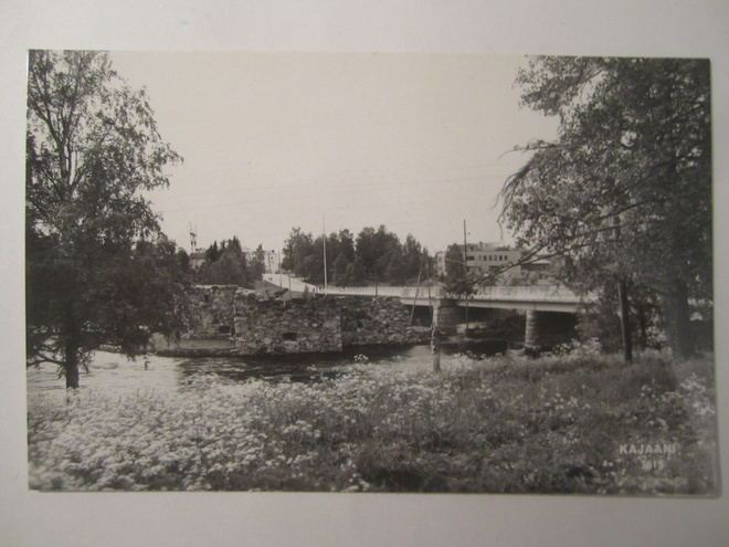 VANHA Postikortti Kajaani 1950-l  Alkup.Mallikappale