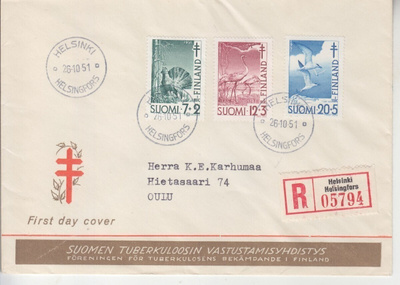 FDC 1951 TUB sarja