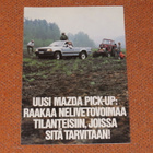 1987 Mazda Pickup 4x4 esite - KUIN UUSI - suomalainen - pikkukuva 1