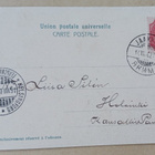 Viipuri, Monrepos - kaksi lasta portilla, mv pk, p. 1902 - pikkukuva 2