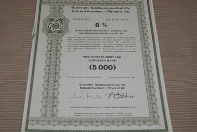 Suomen Teollisuuspankki 1987