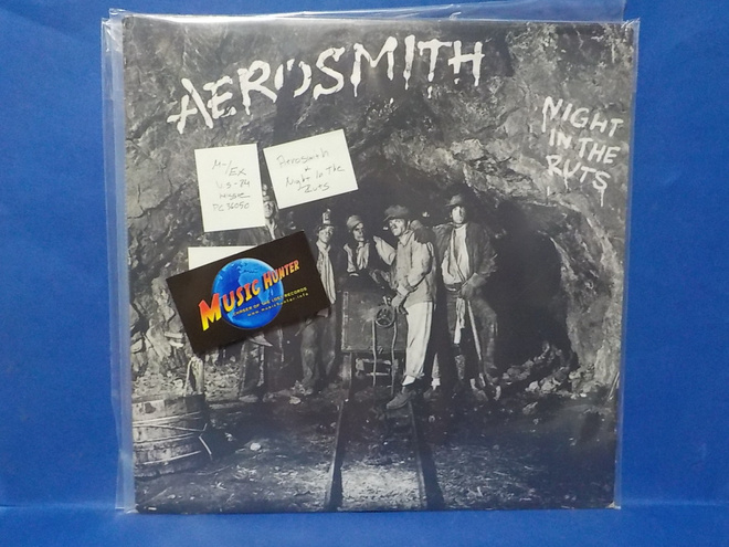 AEROSMITH - NIGHT IN THE RUTS M-/EX U.S -84 REISSUE LP