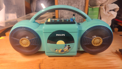 Philips roller 2 Disney wd800/00 kasetti radiosoitin
