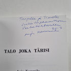 Anja Kummila : Talo joka tärisi (signeerattu, tekijän omi... - pikkukuva 3