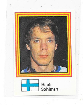 1983 SWE Semic MM-Tarra #27 Rauli Sohlman , Suomi & Jokerit