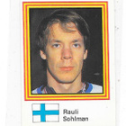 1983 SWE Semic MM-Tarra #27 Rauli Sohlman , Suomi & Jokerit - pikkukuva 1