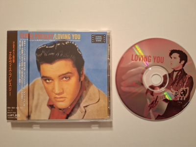 Elvis Presley Loving You Japanilainen CD OBI