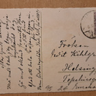 vanha kortti: kanervakimppu, kulkenut 1925 - pikkukuva 2
