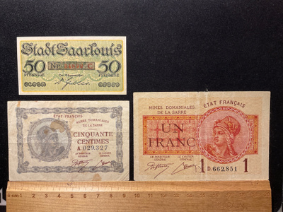 Saar Germany 3 pcs. Saar coal mine administration 1920-1935.