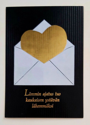 JAANA AALTO-"Lämmin ajatus..." KULKEMATON POSTIKORTTI