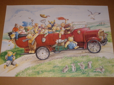 Prue Theobalds TEDDY BEARS - JULISTE 49x70cm
