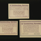 Itävalta Notgeld 10, 20, 50 Heller, Niedertalheim 1920 - pikkukuva 2