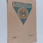 Historiallinen aikakauskirja 1/1932 - pikkukuva 1