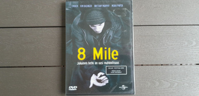 DVD: 8 Mile (Eminen, Kim Basinger,Brittany Murphy 2002) UUSI