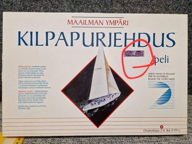 Maailman Ympäri Kilpapurjehdus peli.
