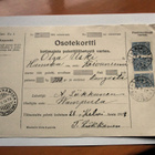 1914 Vampula osoitekortti Haminaan - pikkukuva 1