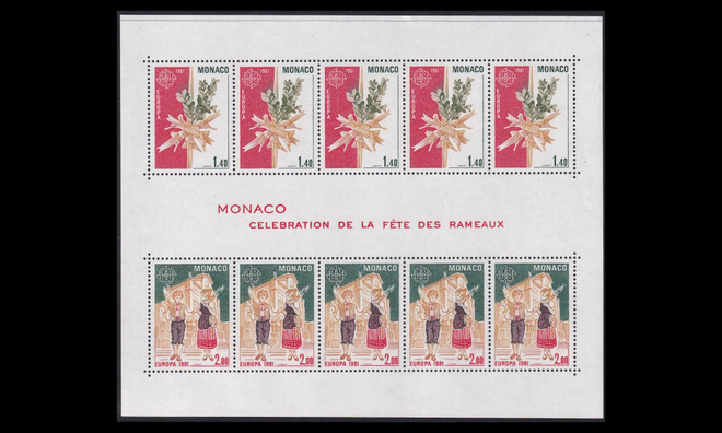 Monaco 1473-4BL17 ** Europa (1981)