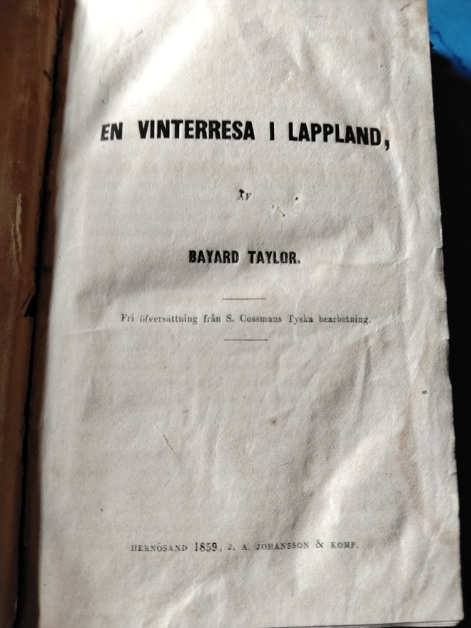 en vinterresa i lappland v 1859