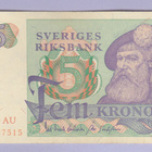 Ruotsi 5 Kronor v.1979 P-51d - pikkukuva 1
