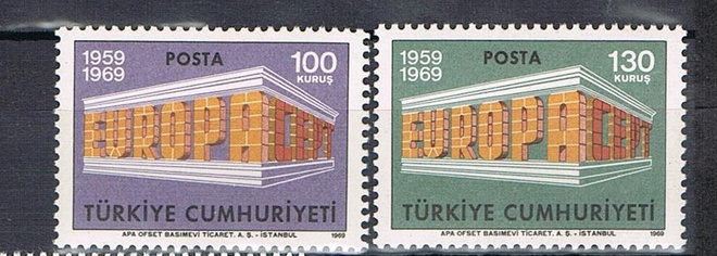 Turkki 1969 - Europa CEPT  ++