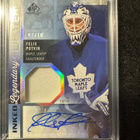 Upperdeck SP Gameused Felix Potvin patch auto /10 - pikkukuva 1