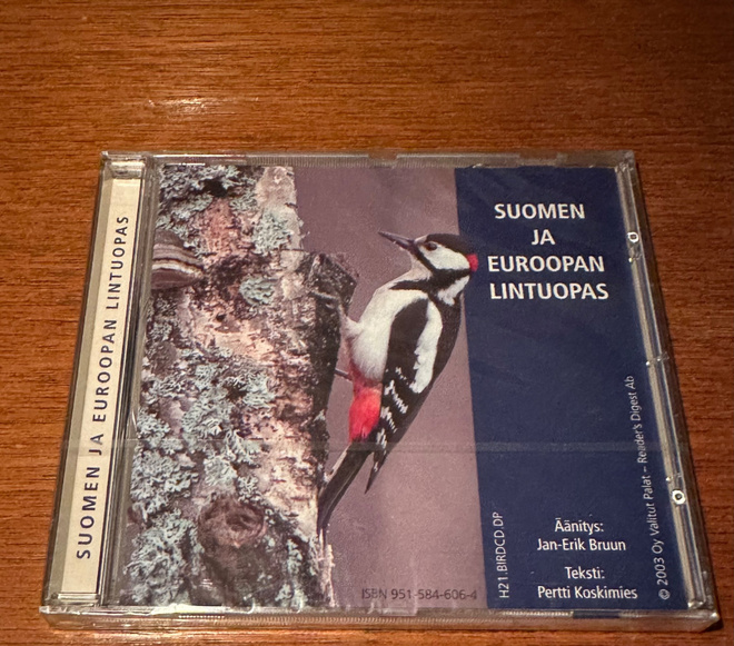 Suomen ja Euroopan lintuopas SEALED Jan-Erik Bruun 69 lintua