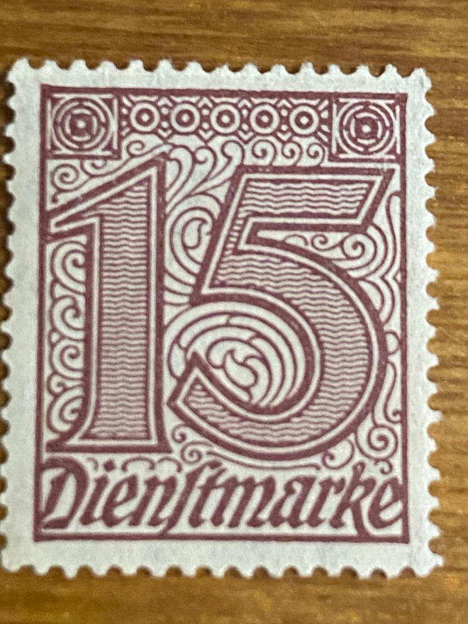 SAKSA REICH 1920 VIRKAMIESMERKKI**