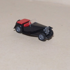 MG TC avoauto 1948 musta 1:87 Praline - pikkukuva 1