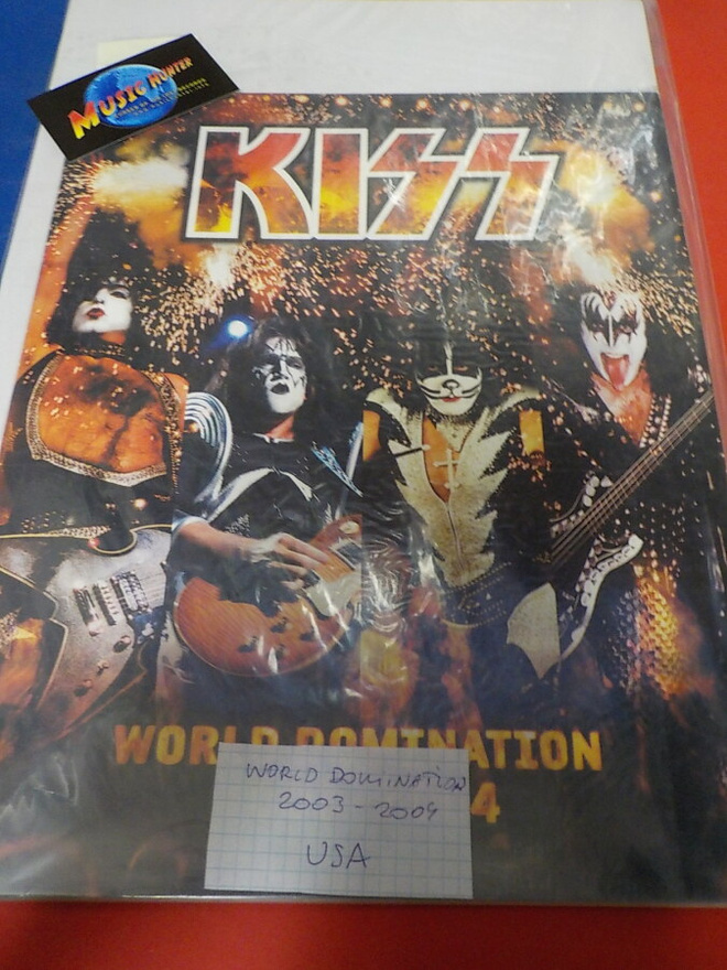 KISS WORLD DOMINATION 2003-2004 KIERTUEKIRJA