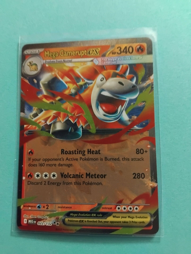 Pokemon Mega Camerupt     ex