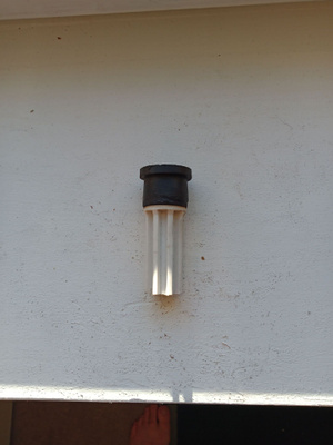 Huonekalun jalan sisätulppa, 22mm pyöreän putken sisämitta.