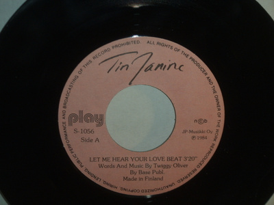 Tin Janine 7" Let Me Hear Your Love Beat