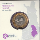 MAAKUNTIEN ELÄIMET 5€ PROOF2014 YHT.3 KPL - pikkukuva 2
