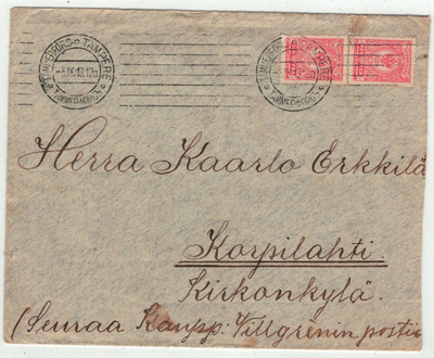1911 10p pari kirje