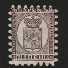 1866 5p ruskea isohampainen merkki leimaamattomana - pikkukuva 1