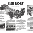 1980 Sisu BK-87 linja-auto esite - KUIN UUSI - pikkukuva 2