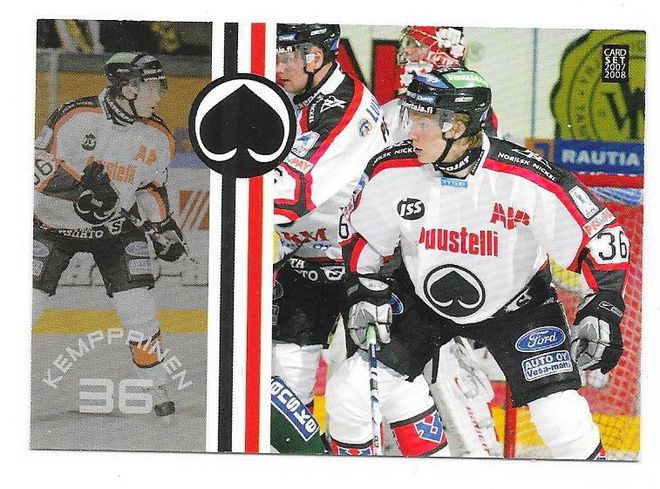 2007-08 CardSet #333 Joonas Kemppainen Ässät