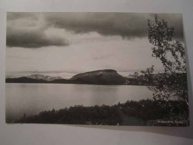 Postikortti Lappi Kilpisjärvi 1950-luku Alkup.Mallikappale