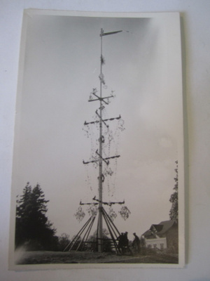 VANHA Postikortti Ahvenanmaa Maarianhamina 1950-l