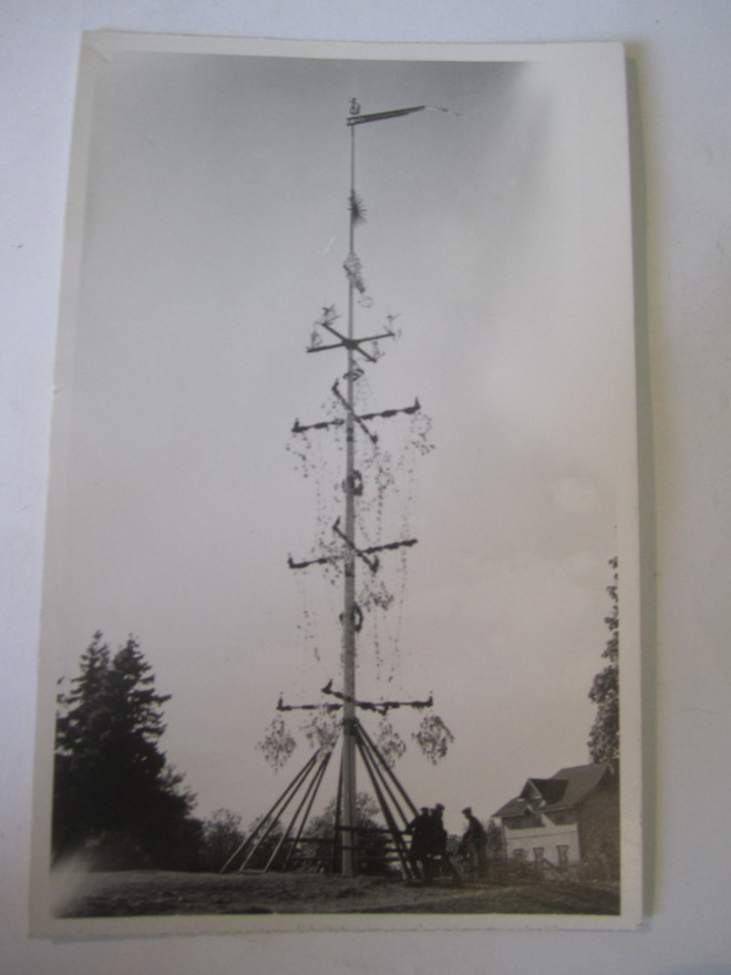VANHA Postikortti Ahvenanmaa Maarianhamina 1950-l