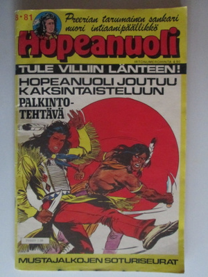 HOPEANUOLI 8 / 1981 SARJAKUVALEHTI 45VUODEN TAKAA