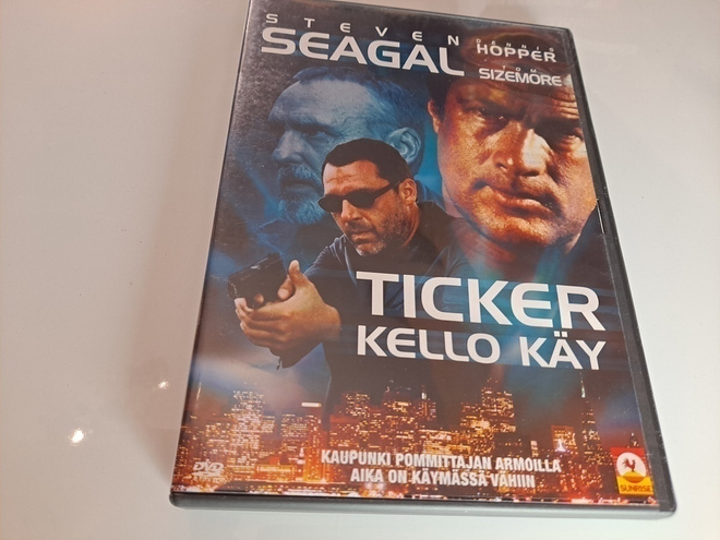 Ticker - Kello käy (Steven Seagal) (DVD) (Harvinainen)