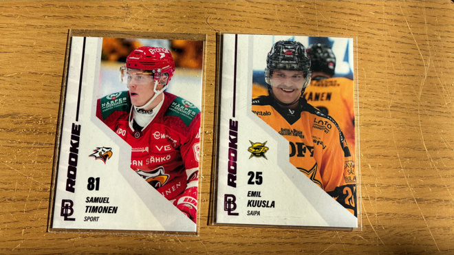 Kuusla ja Timonen sport saipa rookie /200 Blueline