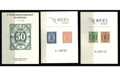 MUISTOARKKEJA Nordia ym. 3 kpl